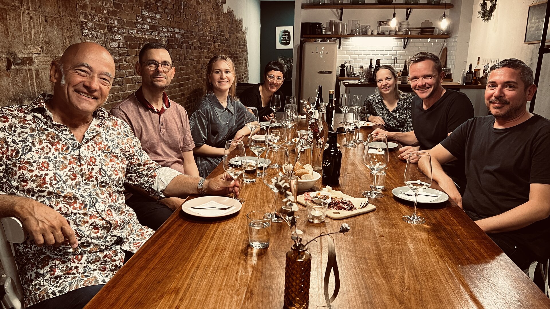 sags-Team bei einem gemeinsamen Restaurantbesuch.